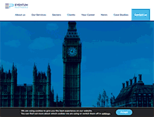 Tablet Screenshot of eventumpartners.com